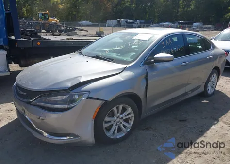 2015 Chrysler 200 Limited z USA, uszkodzony, nr VIN 1C3CCCAB0FN707847